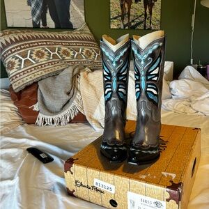 Charlie 1 horse butterfly cowgirl boots